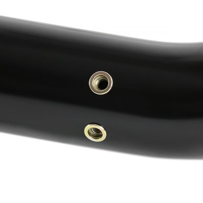 2004-2024 Nissan Titan Crew Cab Black Stainless Steel Side Step Nerf Bars