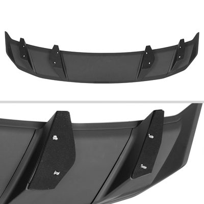 2010-2014 Ford Mustang Matte Black 4-Pedestal Style Rear Trunk Spoiler Wing
