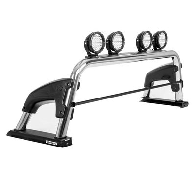 Sport Bar 4.0 Inox para NP300, Hilux, Tacoma, Ranger, Frison T6, Frison T8, Landtrek y S10