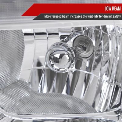 2009-2018 Dodge RAM 1500/ RAM 2500 3500 Dual LED Bar Factory Headlights Chrome