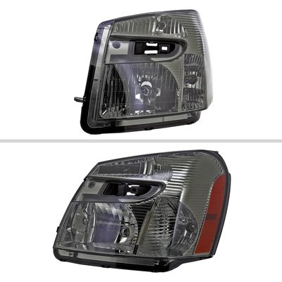2005-2009 Chevy Equinox Factory Headlights w/Amber Reflector Chrome/Smoke
