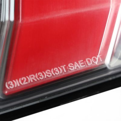 2010-2012 Ford Mustang Sequential LED Tail Lights Satin Black