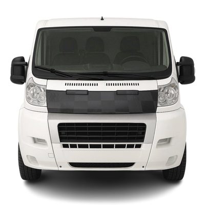 2014-2022 RAM ProMaster Car Bonnet Mask Hood Bra Black Chequered 1 Pc