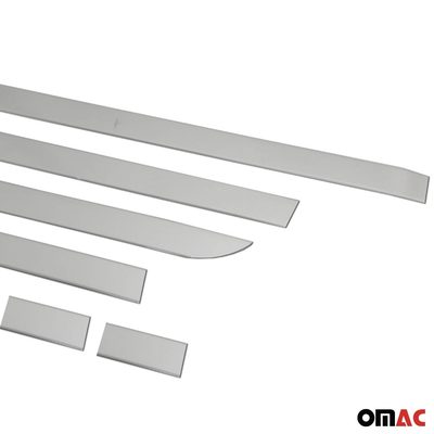 2016-2024 Mercedes Metris L3 Long Side Door Molding Trim Skirt Garnish Stainless Steel 6x