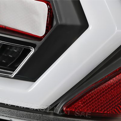 2010-2012 Ford Fusion LED Tail Lights Matte Black Housing/Clear Lens