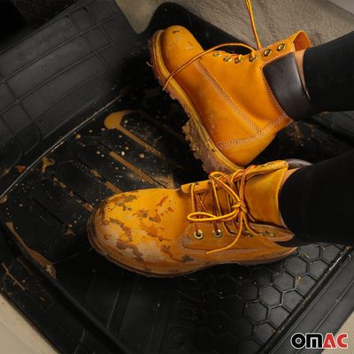 2010-2024 Kia Forte Universal Floor Mats Liner All Weather 3D Black Waterproof 5 Pcs