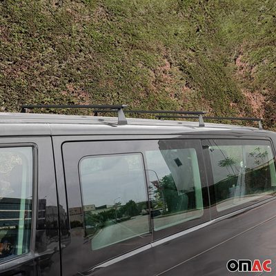 2015-2022 RAM ProMaster City Roof Rack Cross Bars Steel 3Pcs Black
