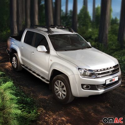 2015-2022 GMC Canyon II Top Roof Rack & Side Rails Black Alu 4Pcs