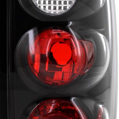 1995-1997 Ford Explorer Tail Lights Matte Black Housing/Clear Lens