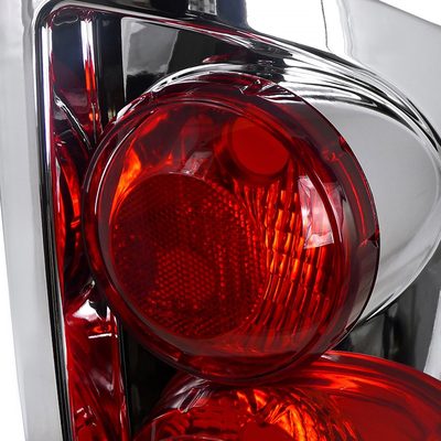2002-2006 Dodge RAM Retro Style Tail Lights Chrome Housing/Clear Lens