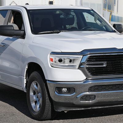 2019-2024 Dodge RAM 1500 LED Turn Signal Projector Headlights White Housing