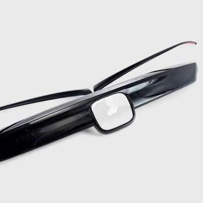 2021-2022 Honda Accord Grille Overlay Gloss Black 3Pcs ABS Plastic