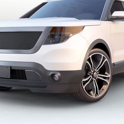2011-2015 Ford Explorer H11 Fog Lights Kit Switch & Wiring Harness Chrome
