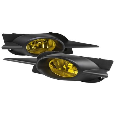2009-2011 Honda Civic Coupe H11 Fog Lights Kit Chrome Housing/Yellow Lens