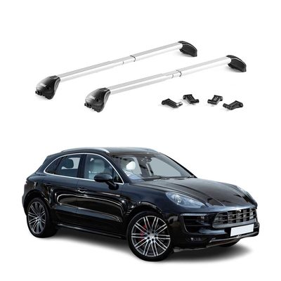 2015-2026 Porsche Macan 1.gen Roof Rack Cross Bars Silver