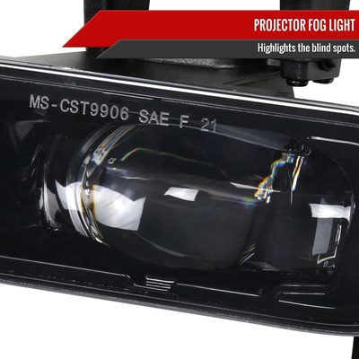 1999-2002 Chevy Silverado 1500/2500/3500 LED Fog Lights kit Glossy Black