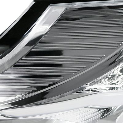 2015-2019 Ford Focus Hatchback LED Tail Lights Chrome Housing/Clear Lens