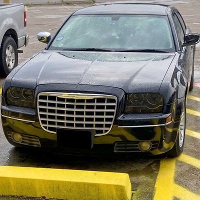 For Chrysler 300 2005-2010 Factory Style Headlights Chrome Housing Smoked Lens