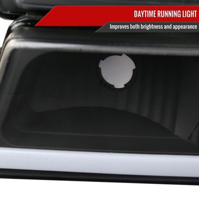 2002-2006 Chevy Avalanche/ Silverado LED Bar Factory Headlights&Bumper Lights