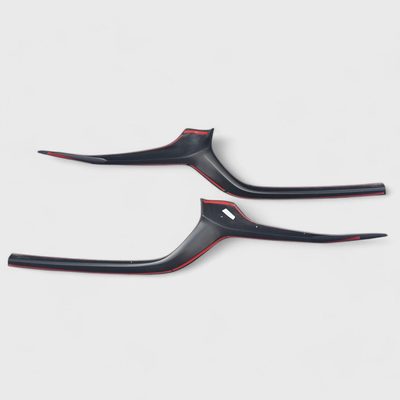 2020-2025 Mazda CX-30 Grille Overlay Gloss Black 2Pcs ABS Plastic