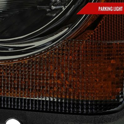 For Dodge Durango 2004-2006 Factory Style Headlights Chrome Housing Smoked Lens