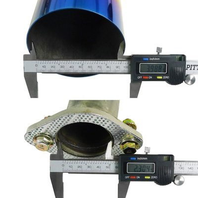 1988-1991 Honda Civic H/B DX Si Hatchback Steel N1 Catback Exhaust Burnt Tip