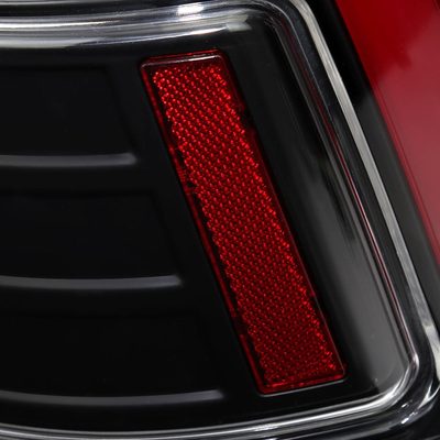 2009-2018 Dodge RAM 1500 2500 3500 Red LED Bar Tail Lights Matt Black