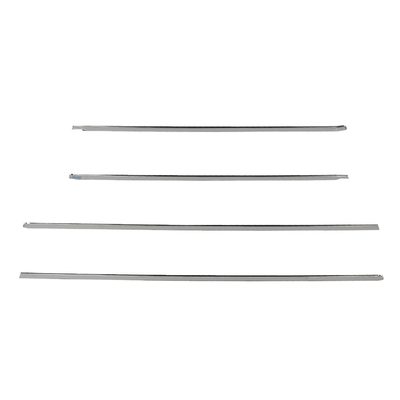 2007-2009 Chevy Avalanche/Suburban Stainless Steel Side Door Trim Set 4Pcs