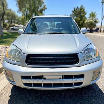 2001-2003 Toyota RAV4 Factory Style Headlights Chrome Housing/Clear Lens