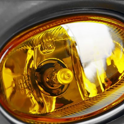 2004-2005 Acura TSX H11 Fog Lights Kit Chrome Housing/Yellow Lens