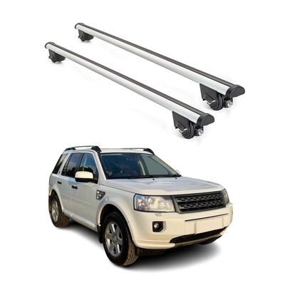 2008-2015 Land Rover LR2 Roof Rack Cross Bars Silver