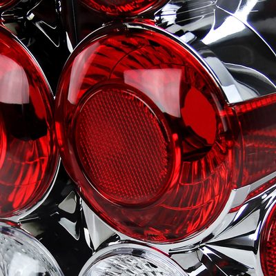 2005-2008 Toyota Tacoma Tail Lights Chrome Housing/Clear Lens