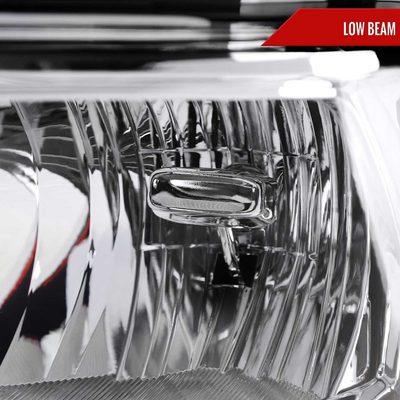 For Dodge RAM 2500 3500 2019-2024 Factory Style Crystal Headlight Driver Side Only Chrome Housing Clear Lens