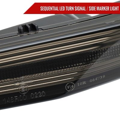 For Porsche Taycan 4S 2019-2025 LED Turn Signal Light Smoke With Sequential