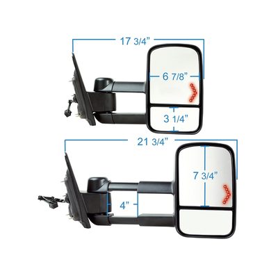 Fits 2014-2019 Chevy Silverado/GMC Sierra 1500, 2015-2019 Silverado/Sierra 2500/3500 (KSR-62135G)