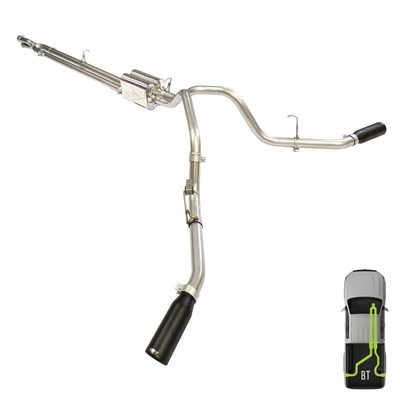 Ford, 2011 - 2016, 6.2L, Stainless - MPI Exhaust Cat-Back Dual Stainless Kits