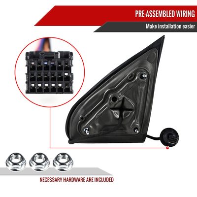 2014-2018 Chevy Silverado/GMC Sierra Manual Fold Heated Side Mirror Passenger