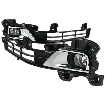 2016-2018 Toyota Land Cruiser H16 Fog Lights Kit Chrome Housing/Clear Lens