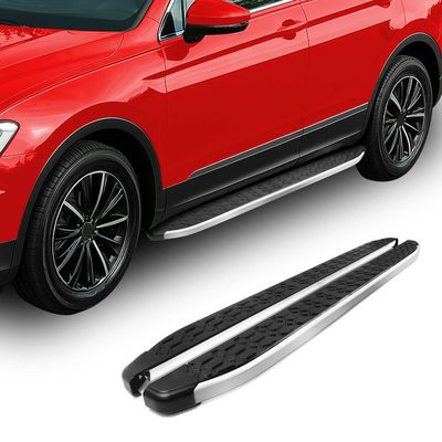 2010-2017 Volvo XC60 Running Boards Side Steps Silver & Black