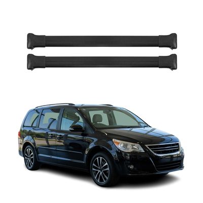 2009-2014 VW Routan Roof Rack Cross Bars Black