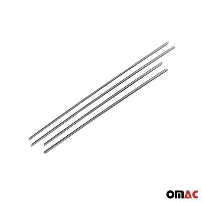 2012-2019 BMW 1 Series F20 Window Molding Trim Streamer Stainless Steel 4x