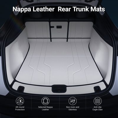 Nappa Leather Trunk Mat for Model Y Juniper (7 PCS)