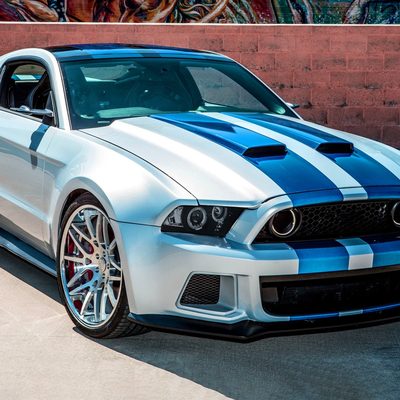 2010-2014 Ford Mustang Dual Halo Projector Headlights Glossy Black/Smoke Lens