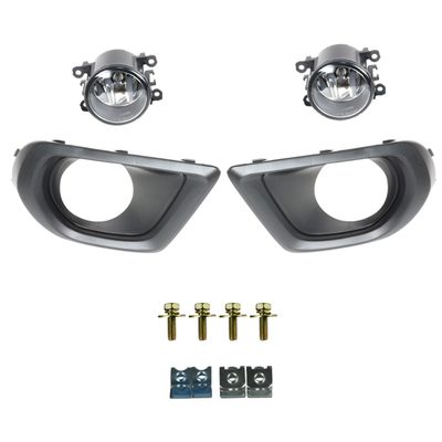2014-2015 Subaru Forester IV Pre-Facelift H11 Fog Lights Chrome Housing/Clear Lens