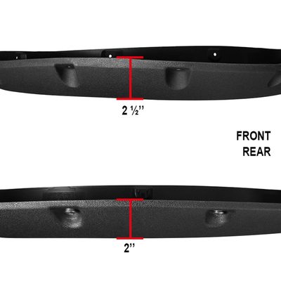2010-2017 Dodge RAM 2500/3500 Textured Rivet Style Fender Flares