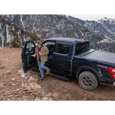 Estribos Electricos Powerstep AMP Plug & Play para Silverado / Sierra 2500 / 3500 HD 17 - 19 Crew & Ext Cab