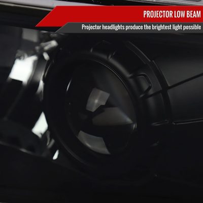 1994-2001 Dodge RAM 1500/ 1994-2002 RAM 2500 3500 Projector Headlights LED Black