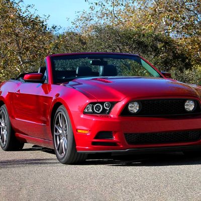 2010-2014 Ford Mustang Dual Halo Projector Headlights Matte Black/Clear Lens
