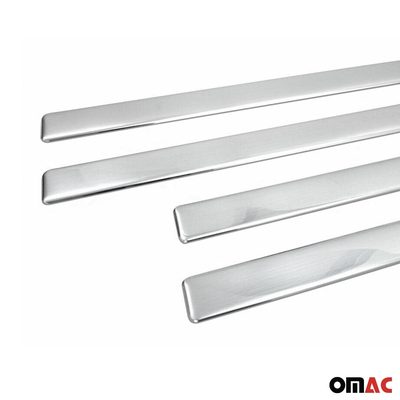 2004-2010 BMW X3 Door Sill Scuff Plate Scratch Protector Stainless Steel Chrome 4Pcs