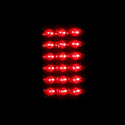 2002-2006 Dodge RAM LED Tail Lights Glossy Black Housing/Smoke Lens
